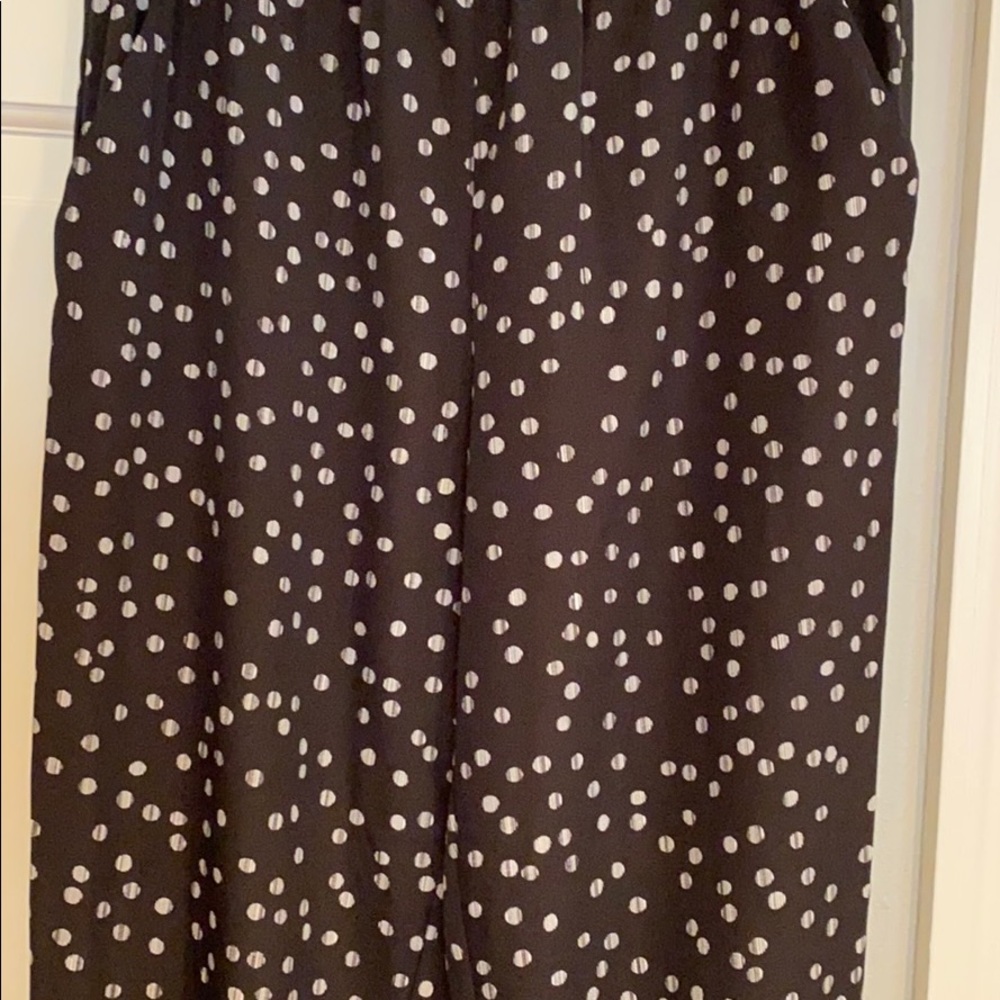Kensie black and white casual  pull on pants.